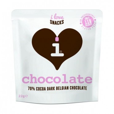 I Love Snacks 70% Cocoa Chocolate 22g